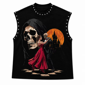 Custom Black Tank <b>Top</b> 100% Cotton Soft Fabric Sleeveless Eco-Friendly Quick Dry Crew Neck T Shirt Trendy Streetwear Men's OEM - Product Image 4