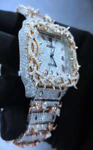 High Quality End Automatic Diamond <b>Watch</b> for Men with Sapphire Glass and Premium <b>Mechanical</b> Movement Available At Best Price - Product Image 2