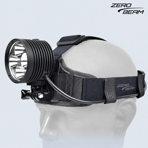 Linterna Frontal LED ZEROBEAM H50 de 8000 Lúmenes, Alcance de Haz de 561 m, Recargable, Resistente al Agua hasta 1 m, para Trabajo y Viajes al Aire Libre, con 6 Ranuras para Baterías - Product Image 1
