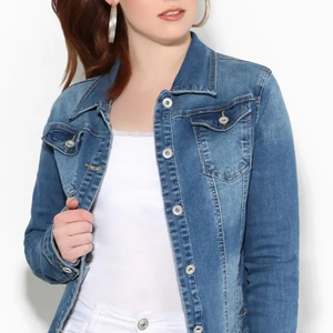 Chaquetas Vaqueras de Moda para Mujer, Tejidas en Lona 100% Algodón, Reversibles, Impermeables, Venta Directa de Fábrica, Mejor Precio, Personalizadas - Product Image 3