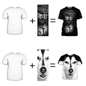 Camisetas Unisex de Moda con Estampado 3D OEM 2026, Camisetas de Cuello Redondo y Manga Corta con Gráficos Divertidos para Hombre y Mujer con Muestra Gratis - Product Image 3