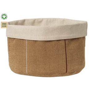 390 GSM Organic Cotton <b>Storage</b> <b>Laundry</b> Bag Home <b>Storage</b> 23x18x23 cm Custom Logo Wholesale OEM Private Label Reusable Model SS566 - Product Image 1
