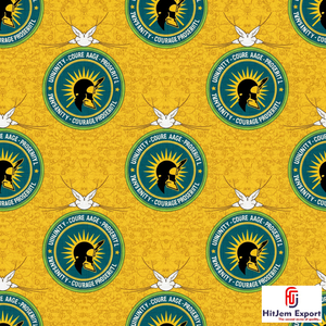 Tissu en coton premium nigérian à motif wax africain personnalisé pour la couture de vêtements africains, les événements de mode et la décoration intérieure - Product Image 4