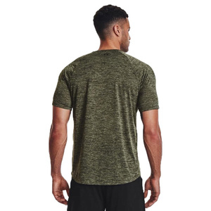 Camisetas Deportivas de Manga Corta para Hombre, de Algodón Heather de Secado Rápido, con Logotipo Personalizado, Transpirables, para Gimnasio, Fitness, Running y Entrenamiento, Venta al Por Mayor - Product Image 3