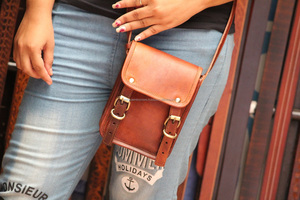 ใหม่กระเป๋าหนังแพะสะพายข้างสำหรับผู้หญิงกระเป๋าสะพายไหล่ความจุขนาดใหญ่กระเป๋าเงินสำหรับเดินทางของผู้หญิงกระเป๋าสำนักงานหนังวินเทจ - Product Image 3