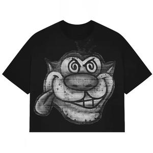 Nouveau T-shirt décontracté pour homme en coton 100% blanc, tendance, de haute qualité, coupe oversize, impression de motifs personnalisés, écologique, respirant, coupe classique - Product Image 6