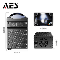 Phare auxiliaire AES 2026 Spot Light GT100, double couleur, faisceau bas 6000K, faisceau haut 3000K, LED étanche pour mise à niveau de voitures et motos