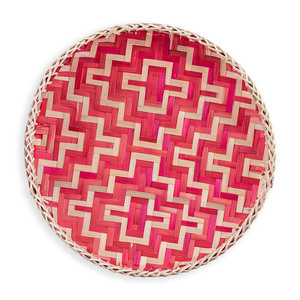 Hand-made woven wall decor <b>basket</b> premium natural bamboo <b>tray</b> good price serving display <b>trays</b> - Product Image 1