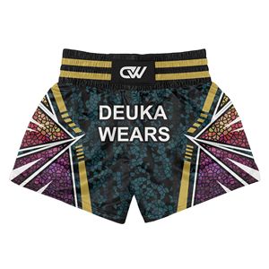 Conjuntos de Manga Corta de Artes Marciales Sublimados con Logotipo Personalizado al por Mayor, Ropa Deportiva de Alta Calidad en Spandex/Fibra de Poliéster para Muay Thai y MMA - Product Image 3