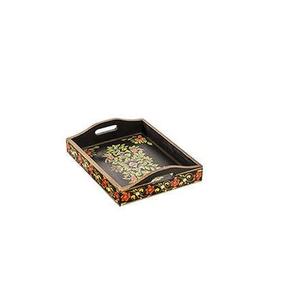 Plateau de service et de rangement contemporain en bois émaillé imprimé pour café, petit-déjeuner, décoration, maison, cuisine, restaurants - Product Image 6