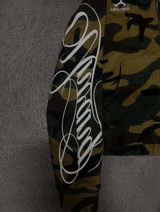 Sweat-shirt à capuche zippé unisexe 2026 style rétro gothique imprimé animal, manches régulières, streetwear, sport, décontracté, coupe oversize, 100% coton - Product Image 3