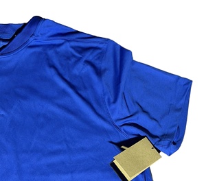 Polo de Manga Corta Azul Rey para Hombre, Tejido Transpirable, Color Sólido, Estilo Casual - Product Image 4