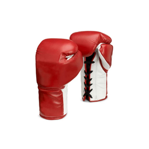 Gants de boxe en PU bleu et orange avec fermeture à lacets pour adultes, équipement d'entraînement et de sparring - Product Image 2