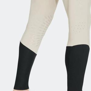 Pantalones de equitación para hombre de cintura alta, largos, de punto, de nailon y elastano, elásticos en cuatro direcciones, de color liso. - Product Image 5