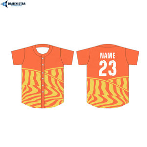 Sublimation <b>Baseball</b> Jersey Custom Team Wear Quick Dry Sports Apparel - Product Image 5