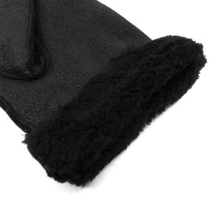 Gants d'équitation en cuir véritable pour homme, noir uni, coupe classique, gants d'équitation 2026 - Product Image 6