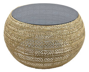 Table basse moderne en aluminium doré de haute qualité Nouveaux meubles Salon Bureau Salle à manger Maison IHA IHAT125 - Product Image 3