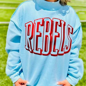 Pink Oversized <b>Mock</b> <b>Neck</b> Turtleneck Sweatshirt Glitter Mama Print Fleece Pullover Unisex Autumn Wear - Product Image 6