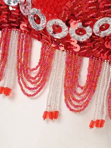 Sujetador con cuello Halter para danza del vientre para mujer, Top corto <span class=keywords><strong>de</strong></span> baile, disfraz <span class=keywords><strong>de</strong></span> actuación para disfraces <span class=keywords><strong>de</strong></span> escenario, competiciones <span class=keywords><strong>de</strong></span> fiestas, Samba Cha-Cha español - Product Image 5