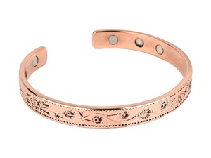 Bracelet en cuivre martelé fait main Antique Creations, bijoux ayurvédiques de luxe, personnalisation, logo personnalisé, promotionnel, pour la fête des mères - Product Image 5