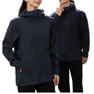 Veste d'hiver softshell doublée en polaire avec fermeture éclair pour activités de plein air - Imperméable, coupe-vent et chaude pour la randonnée et le camping - Product Image 3