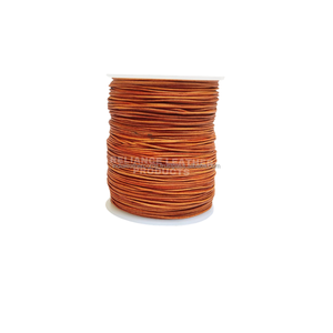 Vintage Natural Regular Leather Cord 1mm Round Braided Leather <b>String</b> for Men Bracelet Jewelry Making - Product Image 1