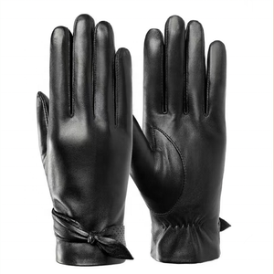 Gants en cuir de luxe personnalisés pour femmes, gants de mode pour femmes - Product Image 4