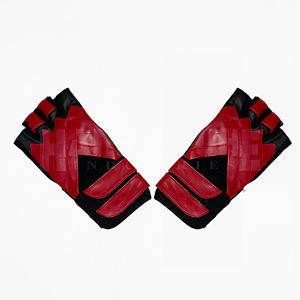 Poignées de main réglables, demi-doigts, sangle de poignet en PU, paume antidérapante, construction durable, boucle, gants de musculation unisexes pour - Product Image 6