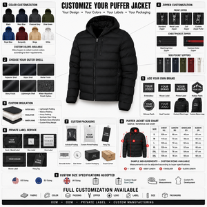 Chaqueta de Plumón con Capucha para Hombre, Negra, Ligera, con Cierre de Cremallera, Corte Regular, para Invierno y Actividades al Aire Libre, con Bolsillos, Color Sólido, Exterior de Poliéster - Product Image 4