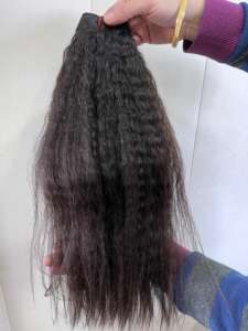 Extensions de Cheveux Humains Remy Indiens de Luxe, Vierge Non Traités, Ondulés 1B, en Gros, Paquet de 100g, Tissage Sans Couture - Product Image 2