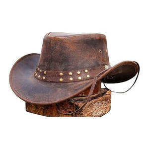 Sombrero de Vaquero para Montar a Caballo, Personalizable con Logotipo, Diseño de Alta Calidad, Sombrero de Cuero Vaquero a la Moda para Adultos - Product Image 5