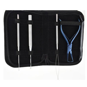 Kit de Herramientas Premium para Extensiones de Cabello, Herramientas de Aplicación de Extensiones de Cabello Duraderas y Profesionales para Salón de Belleza, Uso Doméstico, Reutilizables - Product Image 5