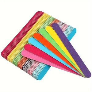 Lime à ongles colorée OME, grain 180, double face, réutilisable, outil de soin, 18 cm, mini, design droit - Product Image 5