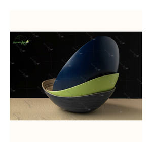 Bol de service jetable en bambou écologique personnalisé OEM pour salades et fruits, léger et durable, nouvelle arrivée, ustensiles de cuisine, fournisseur Vietnamien - Product Image 2