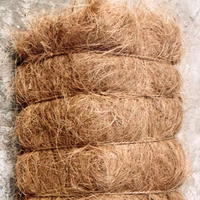 Corde en fibre de coco naturelle en gros, corde en fibre de coco, fil de coco pour le filage, écologique, emballage en vrac OEM