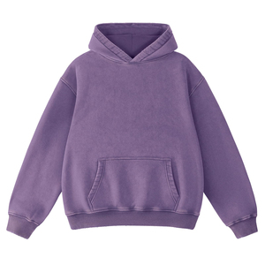Sweat-shirt à capuche surdimensionné personnalisé en molleton de coton épais, unisexe, streetwear, fabricant de vêtements en marque blanche OEM ODM - Product Image 1