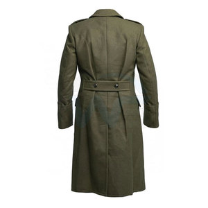 Manteau Trench Homme Écologique Respirant Doublure Douce Longue Double Boutonnage Ceinture Bordure Fourrure Chaud Décontracté Affaires - Product Image 2