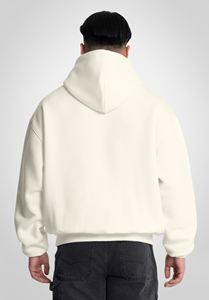 Sudadera con Capucha Extra Grande de Alta Calidad, 380 g/m², con Logotipo Personalizado en la Parte Delantera, Unisex, Negra, Gruesa, 100% Algodón Ecológico - Product Image 4