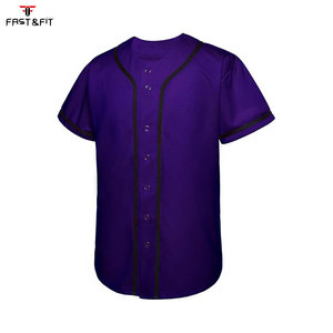 Camiseta Deportiva Transpirable Personalizada para Uniforme de Equipo de Béisbol - Product Image 1
