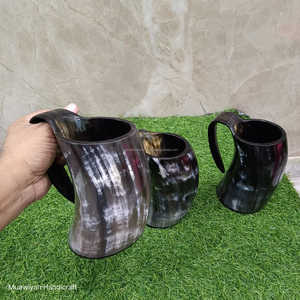 Taza de cuerno para beber de buey de la mejor calidad, capacidad de 500-700 ml, taza de cuerno de estilo Animal pulido ecológico para beber con tamaño y logotipo personalizados - Product Image 1