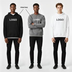 Sweat-shirt à capuche unisexe en molleton de coton personnalisé, coupe oversize, pour hommes et femmes, vente en gros - Product Image 6