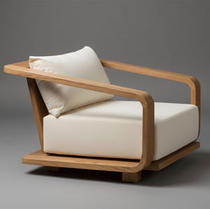 Sophisticated Cassandra Modern Teak Outdoor <b>Sofa</b> <b>Set</b> Heavy-Duty Rust-Free Structure Ergonomic Villa Dining <b>Sofa</b> Optimized - Product Image 4