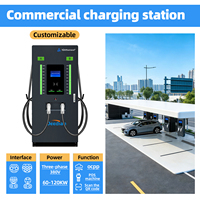 Nouveau chargeur DC pour véhicules électriques Deedian GBT Ccs1 Ccs2 60/240/600KW, chargeur rapide sur pied, compatible OCPP, marque mondiale pour véhicules électriques