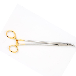 Pinzas Heaney de Acero Inoxidable, Instrumento Quirúrgico, Pinza Curva para Procedimientos Ginecológicos y de Cirugía General - Product Image 3
