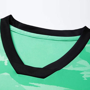 Conjunto de Camiseta de Fútbol Personalizada para Hombre, Camuflaje Verde, Cuello en V, Manga Corta, Poliéster que Absorbe la Humedad, Ropa Deportiva para Adultos, Todas las Temporadas - Product Image 2