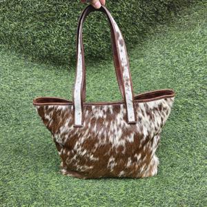 Bolso tote de cuero con pelo de vaca, bolso de mano para mujer, bolso de hombro, bolso tote elegante para el día a día, LHTB-0045 - Product Image 1