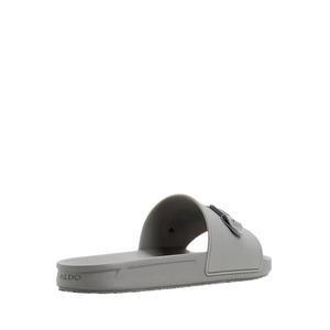 Sandalias Unisex Grises de PVC, Punta Abierta, Suela Antideslizante de EVA, para Playa y Verano - Product Image 4