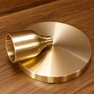Modern <b>Brass</b> <b>Candlestick</b> Holder Set of 3 Tiered Design Home Decoration Durable Metal Candle Holders - Product Image 3