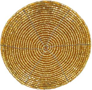 Handmade Seed Beads Embroidery Custom Design Wholesale Luxury <b>Beaded</b> <b>Coaster</b> for Table Decor for weddings parties - Product Image 3