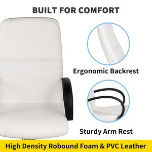 Silla de pedicura de spa blanca ajustable con masaje de burbujas de fácil limpieza Unidad de baño de pies de elevación hidráulica - Product Image 4